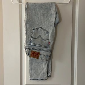 Levi’s acid wash 711 skinny jeans